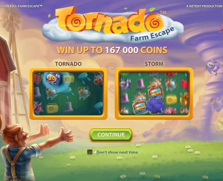 tornado farm escape video slot